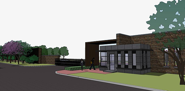 公园大门设计图png