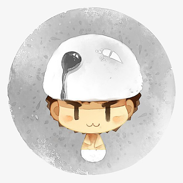 卡通糯米团子萌插画