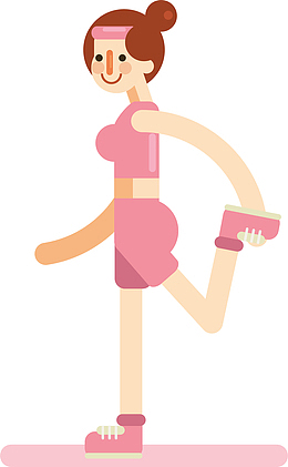 运动卡通人物形象