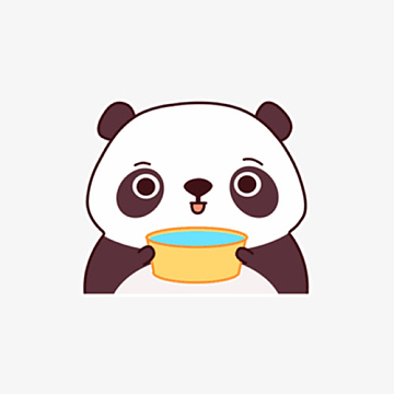 白色小熊矢量卡通(1500x1500)aipng矢量手绘可爱喝水小熊(1782x2098)