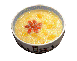 广式甜粥番薯枸杞小米粥