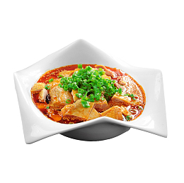 产品实物葱花麻辣鸡块