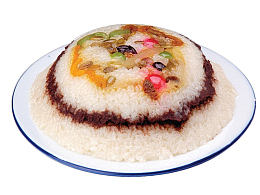 美味小吃八宝饭