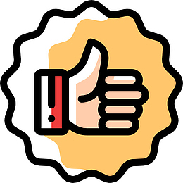 赞赏大拇指免抠图标