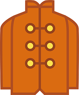 中式传统中山装装饰图案