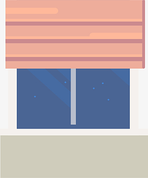 卡通窗户免抠png装饰