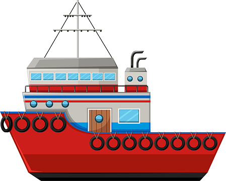 卡通轮船扁平共9000个结果