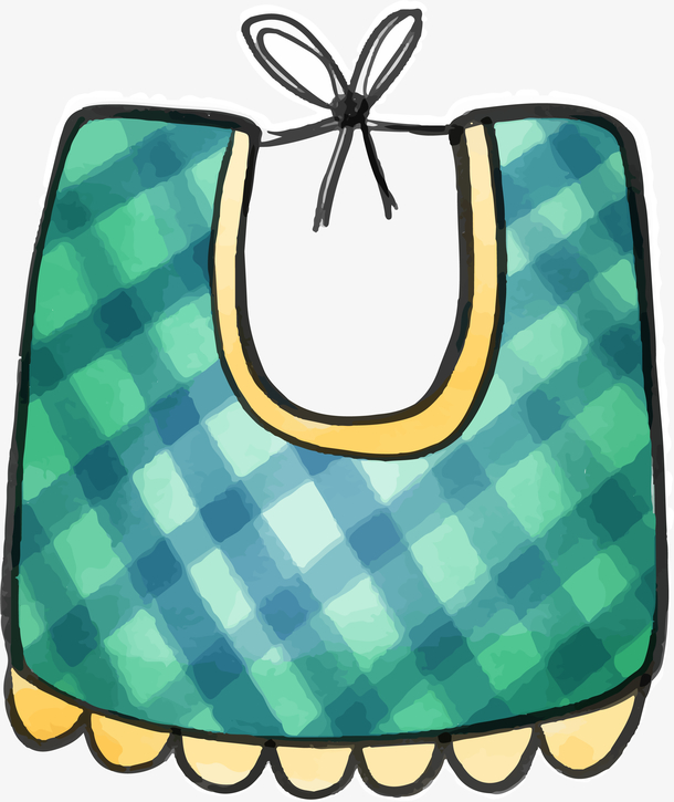 关键词 : 水彩笔画,手绘,格纹,口水兜,矢量图案,卡通[声明] 觅元素