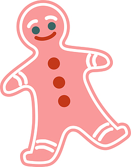 卡通圣诞小人素材-卡通圣诞小人图片元素-觅元素