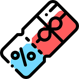 简约优惠劵设计图标
