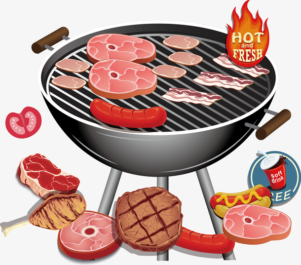 烤肉创意原创海报设计