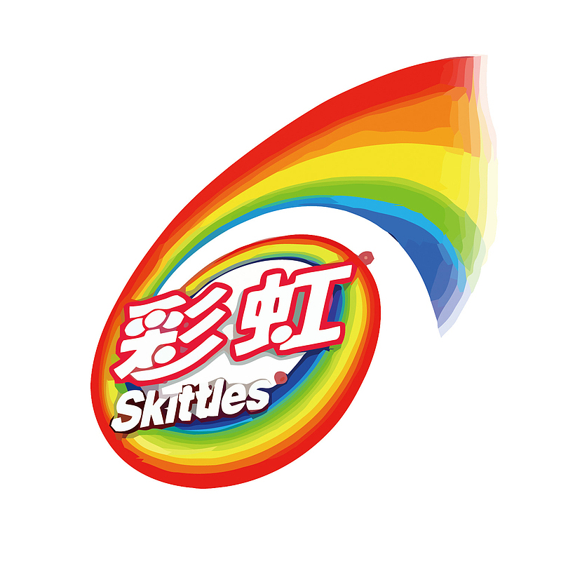 彩虹糖果零食品牌LOGO