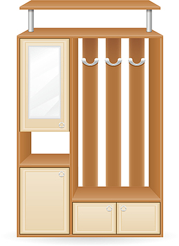 卡通衣柜矢量图下载