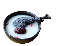 乌鸡鸡腿美味乌鸡炖汤