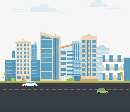 城市建设美丽街景