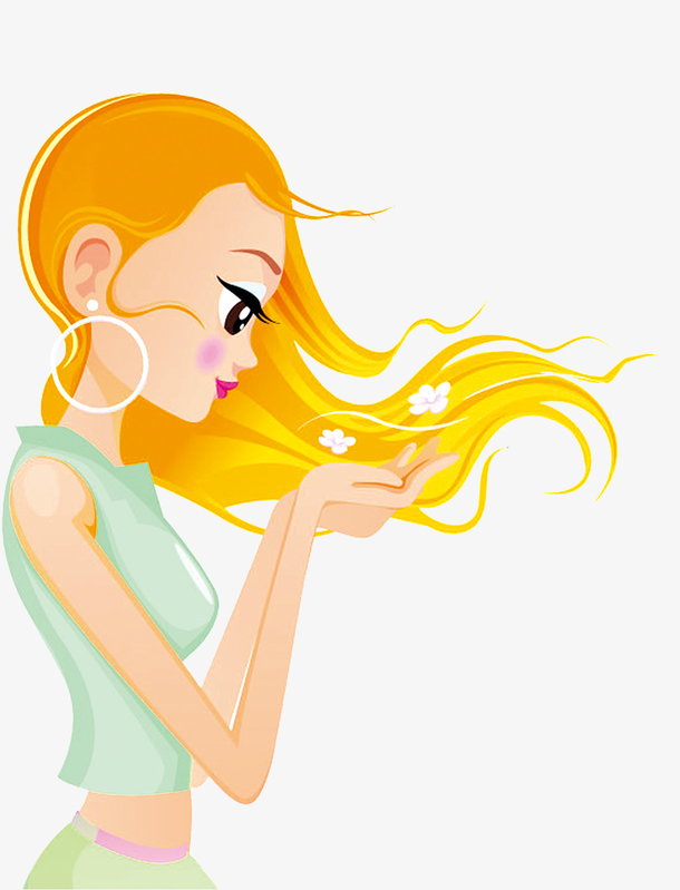 美丽女孩素材免费下载_觅元素