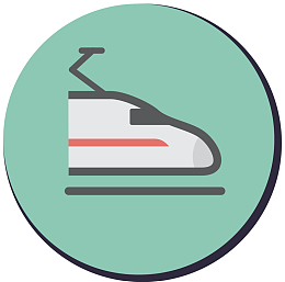 磁悬浮矢量高铁logo