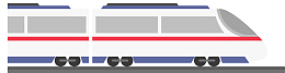 平行的矢量高铁LOGO