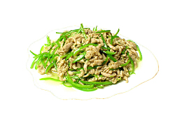 美味家常菜青椒炒肉丝