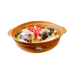 美味鱼头豆腐汤羹图片