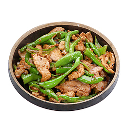 美味家常菜青椒肉片