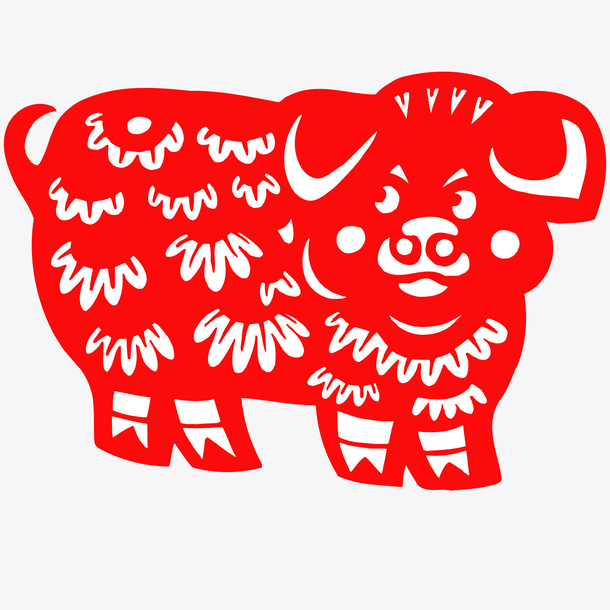 关键词 : 猪年,剪纸,矢量,免抠图,小猪,中国风,剪纸猪