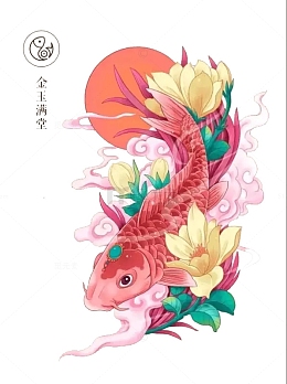 锦鲤金玉满堂免扣PNG2019