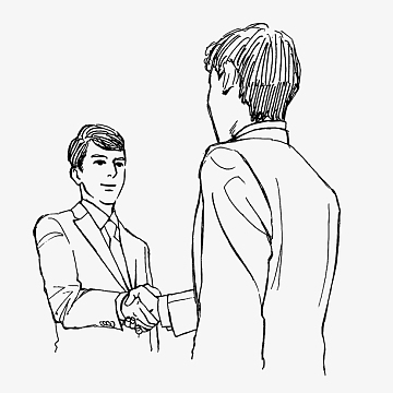 男女握手人物素材_男女握手人物图片元素-觅元素