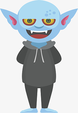 大耳朵蓝色精灵