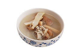 实物一碗沙参玉竹薏米煲猪手