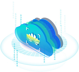 手绘华为云计算素材