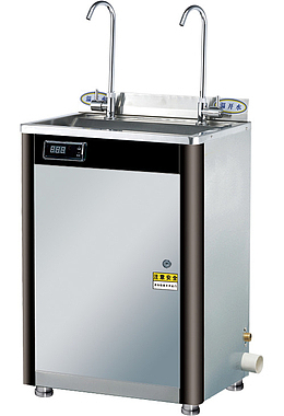 实物双头温开水饮水器免抠
