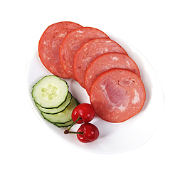 切片肉肠元素设计