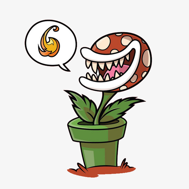 可爱食人花素材免费下载_觅元素