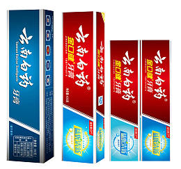 云南白药牙膏超值四支组合套装