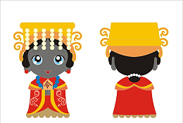 Q版黑面妈祖