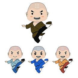 帅气的和尚