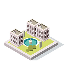 楼房建筑矢量图下载