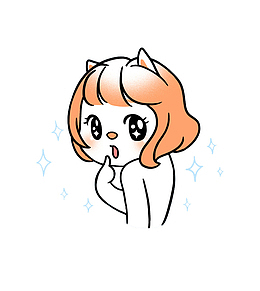 卡通回头的女孩PNG图