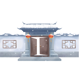 卡通围墙PNG下载