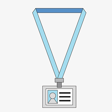 卡通胸卡png下载