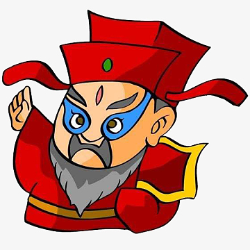 卡通大臣人物插图元素