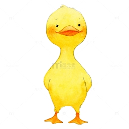 手绘鸭子矢量图下载