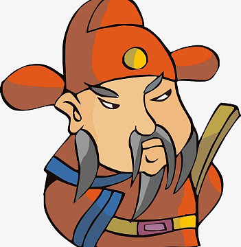 卡通大臣人物插图元素