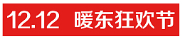 双12暖东狂欢节LOGO