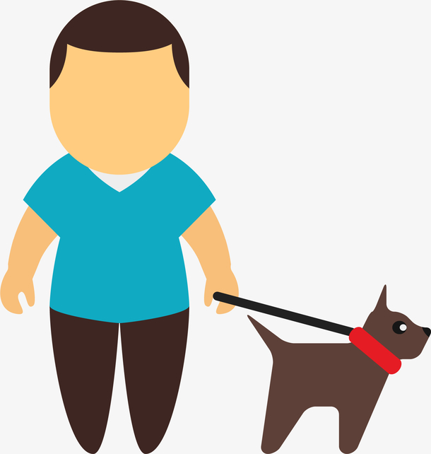 卡通装饰人物介绍海报设计大人和