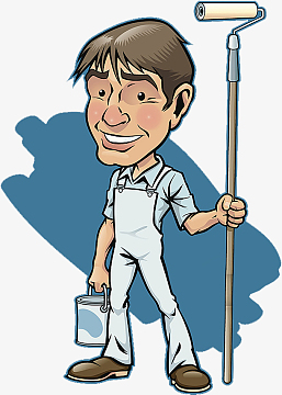 手拿刷素材_手拿刷图片元素-觅元素