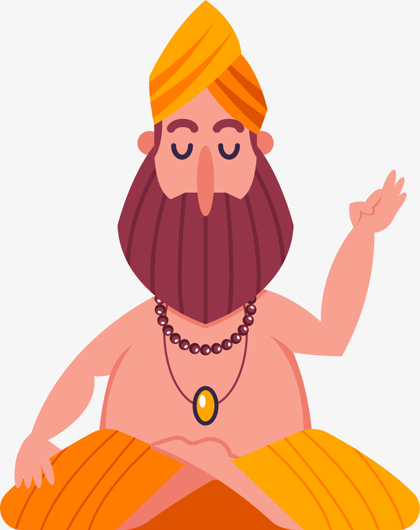关键词 : 印度大师,大师,大智慧,卡通大师,矢量印度大师,扁平风格
