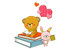 读书的小熊