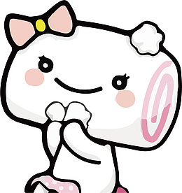 可爱的馒头人小女孩